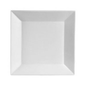 Plato cuadrado de porcelana |CAC