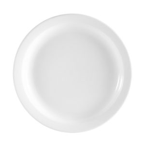 Plato porcelana blanco │CAC