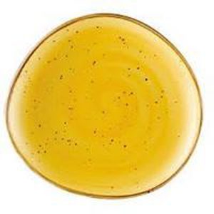 Plato porcelana redondo Amarillo 6.3/8 pulgadas CAC (36)