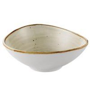 Bowl porcelana redondo Beige 20 onzas CAC (24)