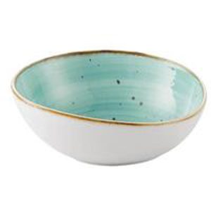 Bowl porcelana redondo Turquesa 20 onzas CAC (24)
