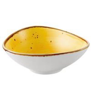 Bowl porcelana triangular Amarillo 6 onzas CAC (36)