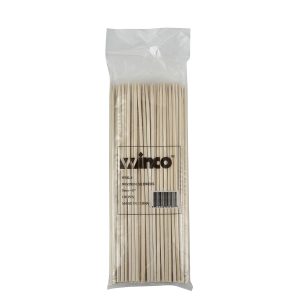 Pinchos 10 pulgadas bambú (paquete 100u) biodegradable winco