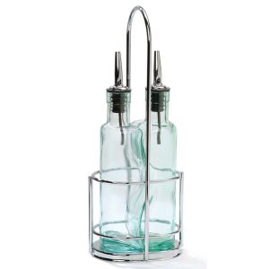 Set de vinagrera o aceitera de vidrio de 8.5 onzas TableCraft