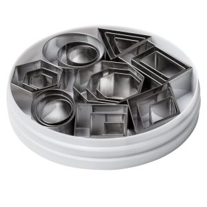 Set de cortadores geométricos de 24 piezas Ateco