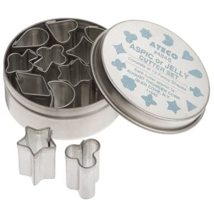 Set de cortadores de gelatina 12 piezas | Ateco