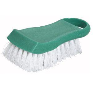 Cepillo plástico color verde limpieza Winco
