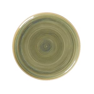 Plato porcelana para tazas 8 y 10 onzas Spot Emerald | RAK