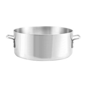 Olla de aluminio baja 24 cuartos | Winco