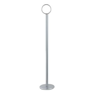 Pedestal cromado para rotular Winco