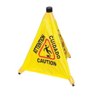 Señal de precaución tipo cono |Winco