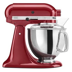 Batidora KitchenAid Artisan 5-Q Roja reclinable uso doméstico | KitchenAid