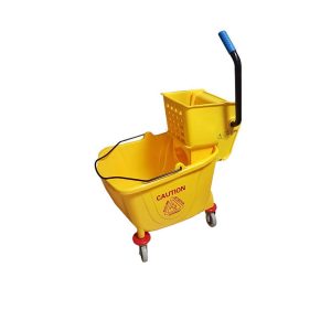 Balde con escurridor amarillo de 36Lts│RWA